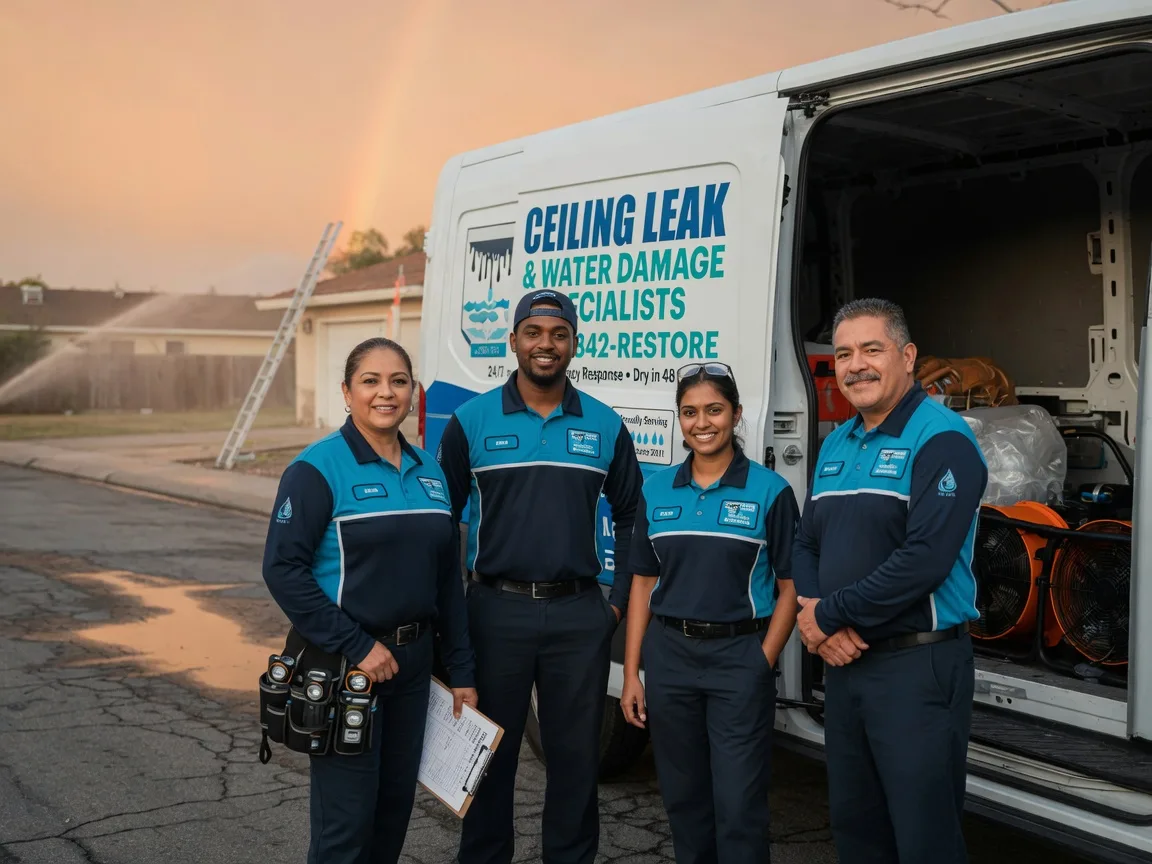 Ceiling Leak Cleanup company in Nice, CA