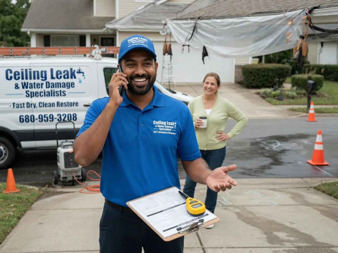 Ceiling Leak Cleanup Nice, CA FAQs